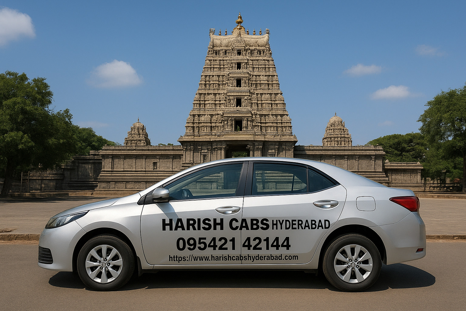 🚕 Harish Cabs Hyderabad – Best Hyderabad to Srisailam Cabs at Affordable Prices